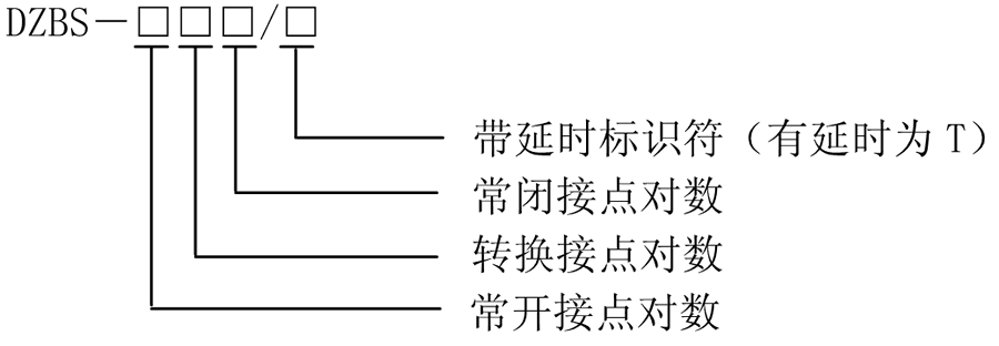 DZBS-222型號分類及含義