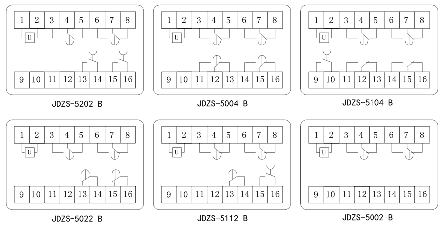 JDZS-5104B內(nèi)部接線(xiàn)圖