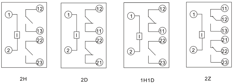 HDLN-1-2Z-3內部接線圖