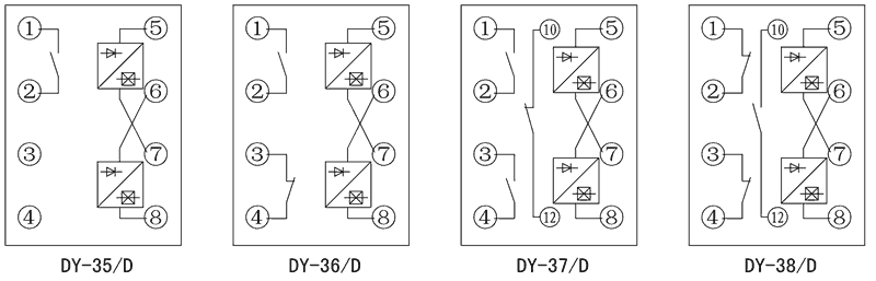 DY-36/D內(nèi)部接線圖