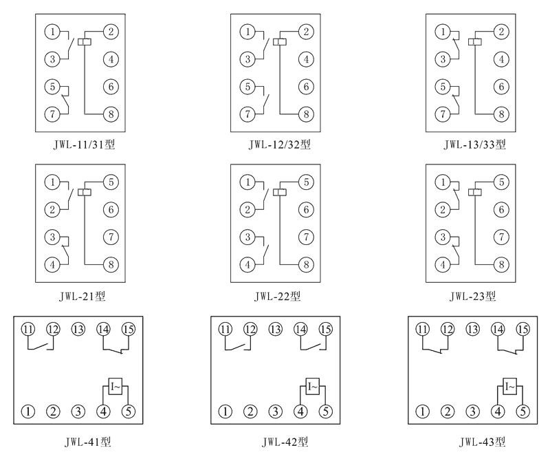 JWL-22內(nèi)部接線圖