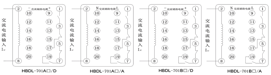 HBDL-701B2/A內(nèi)部接線圖